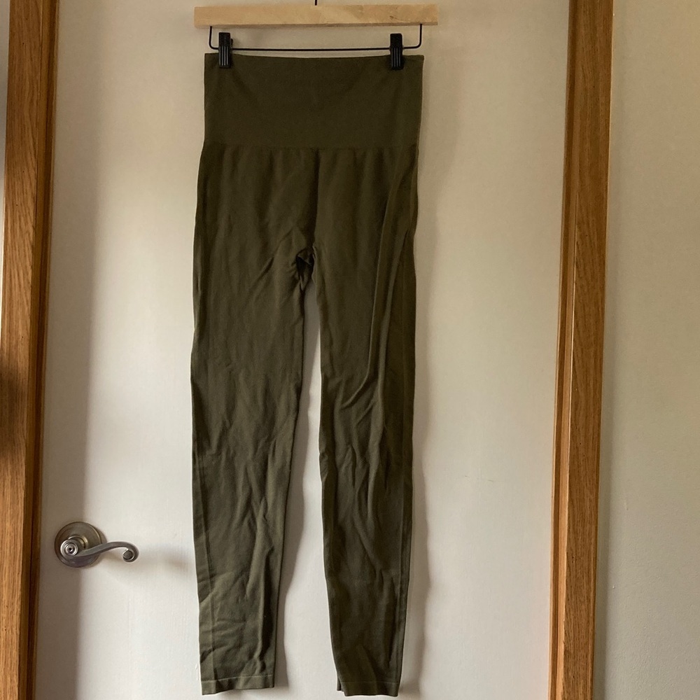 Warner's Olive Green Leggings - Picture 3 of 3